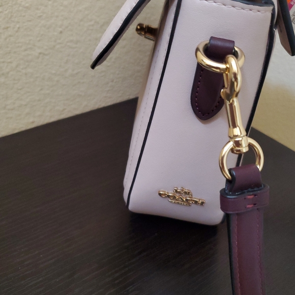 Coach Bags Coach Marlie Top Handle Satchel In Colorblock Border